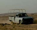 Crossing the Sahra in an old Peugeot POS